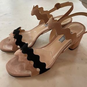 Prada suede sandals